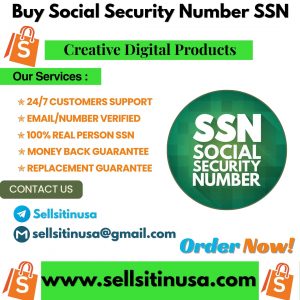 Buy Social Security Number SSN