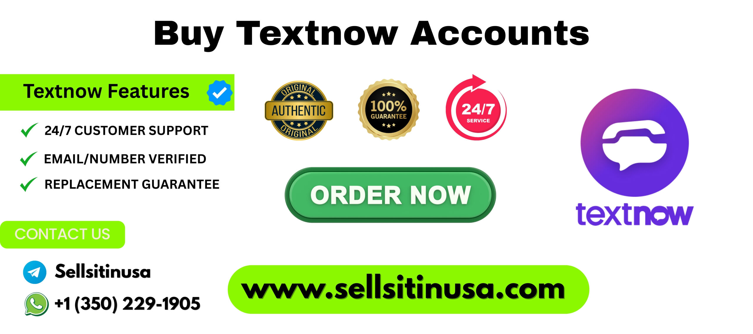 Buy Textnow Accounts