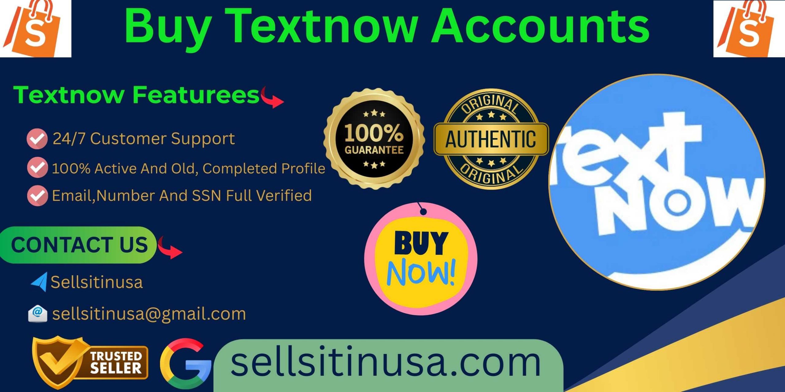 Buy Textnow Accounts
