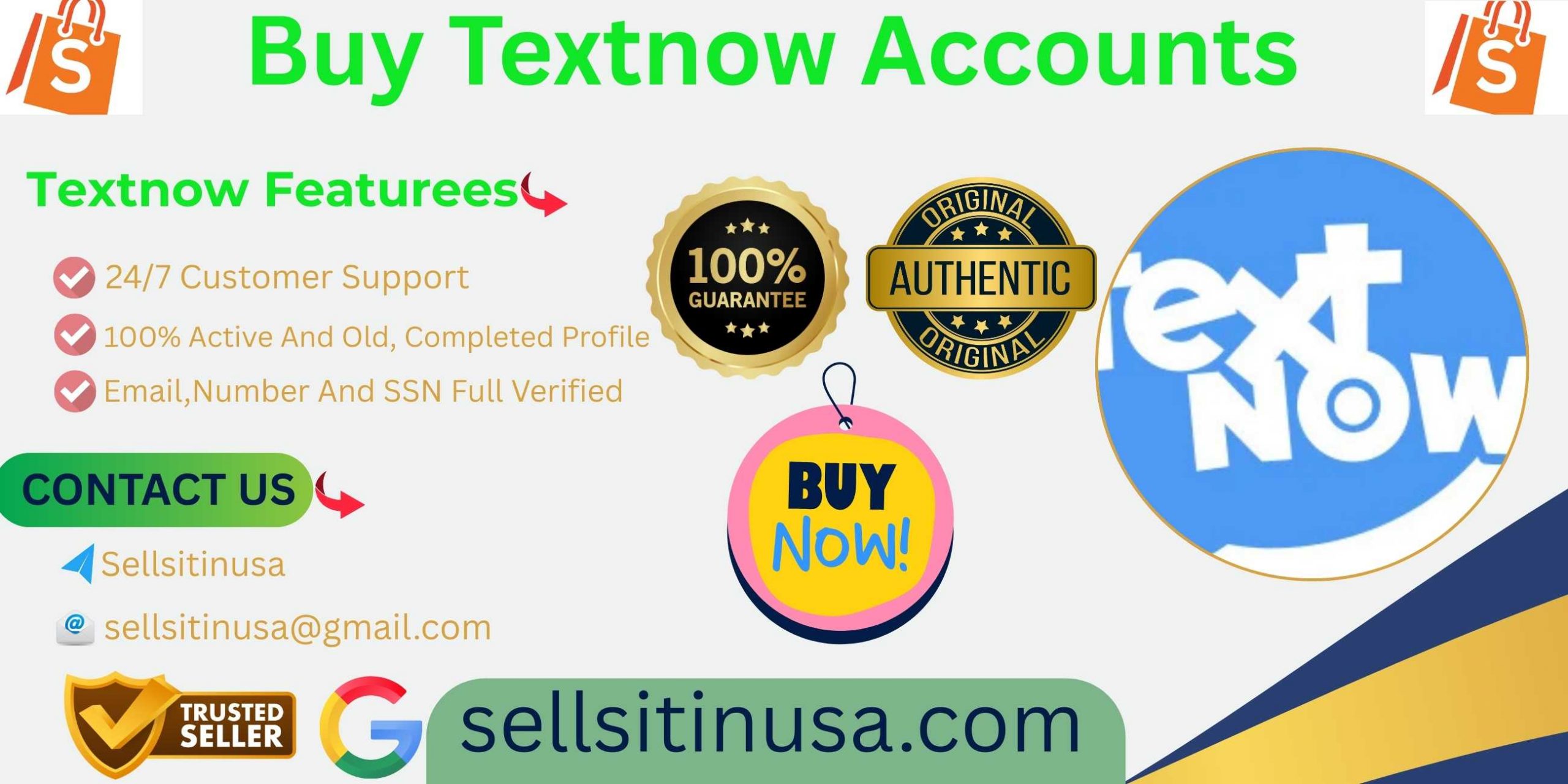 Buy Textnow Accounts