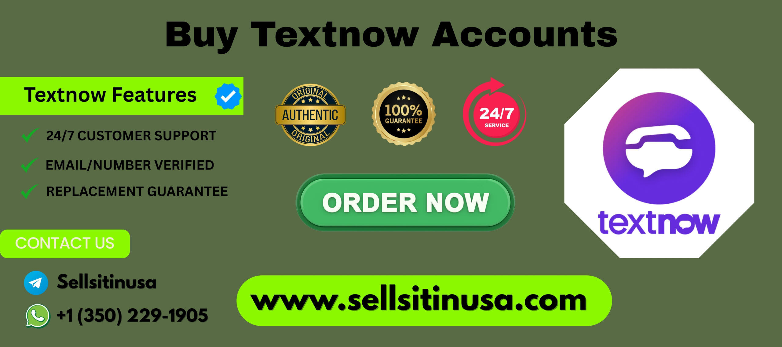 Buy Textnow Accounts