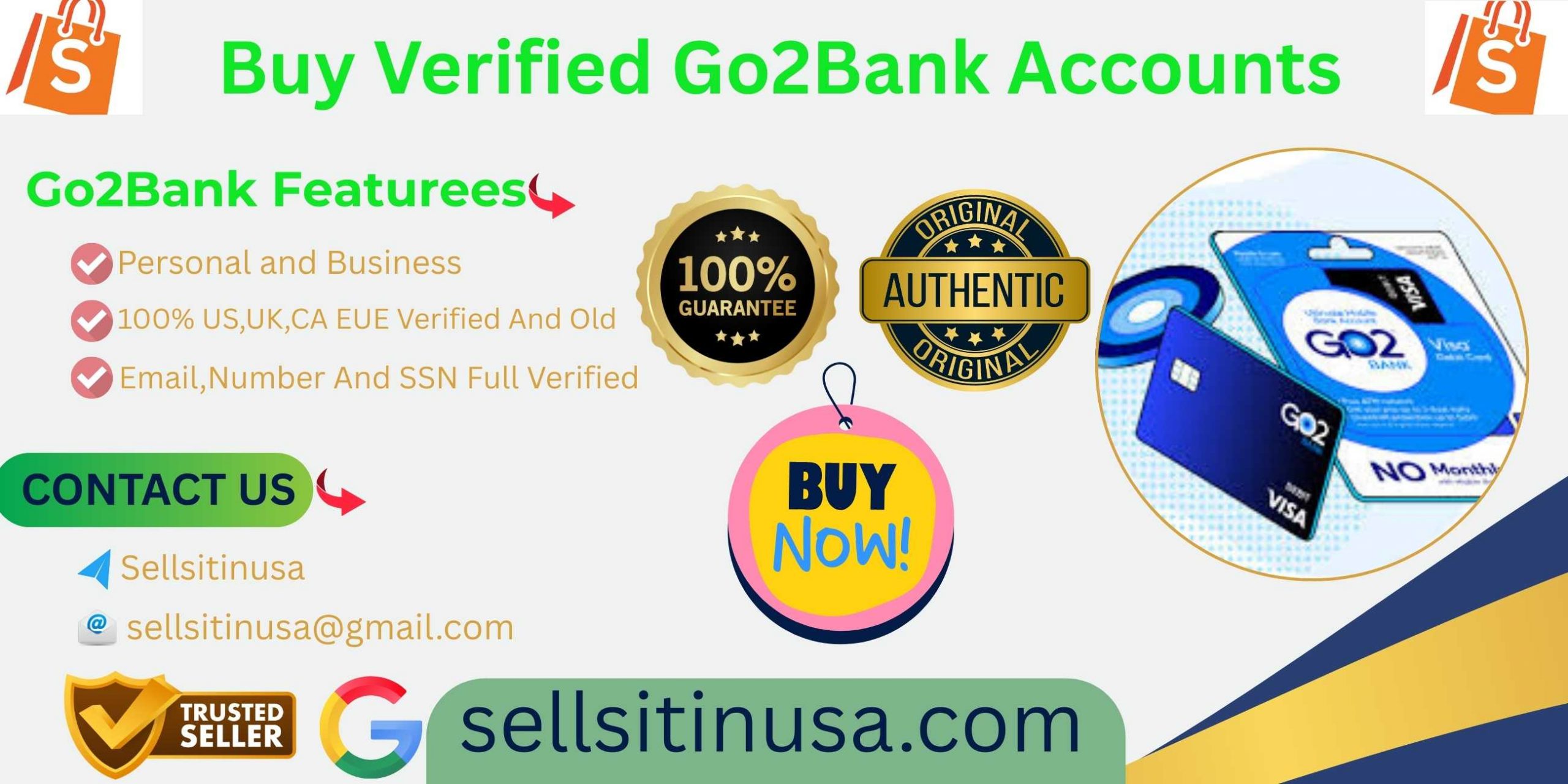 Buy Verified Go2Bank Accounts