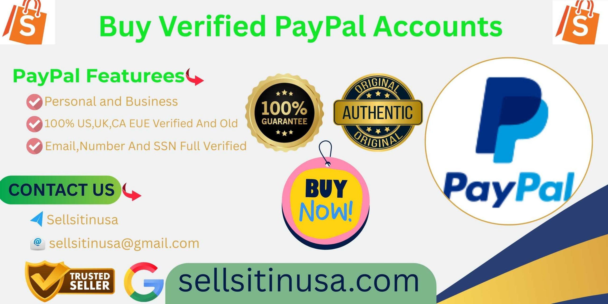 Buy Verified PayPal Accounts